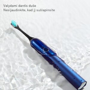 Universalus ultragarsinis dantų šepetėlis (Mėlynas)